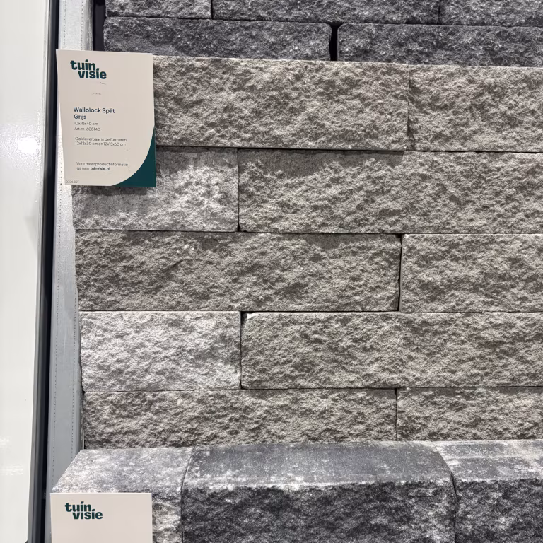 Wallblock Split Grijs
