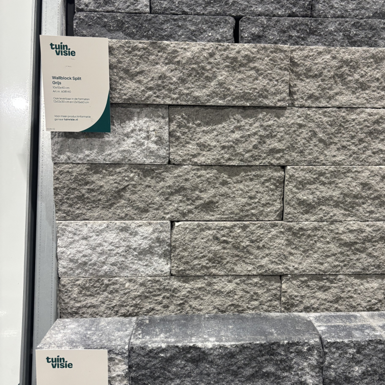 Wallblock Split Grijs