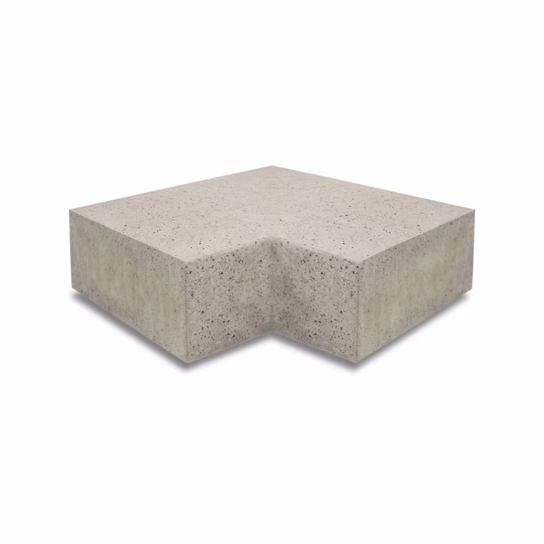 ArtiStone trap binnenhoek 37x15 Greige