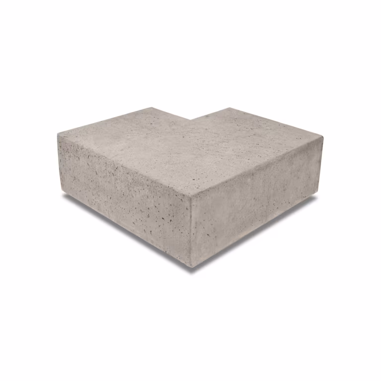 ArtiStone trap buitenhoek 37x15 Greige