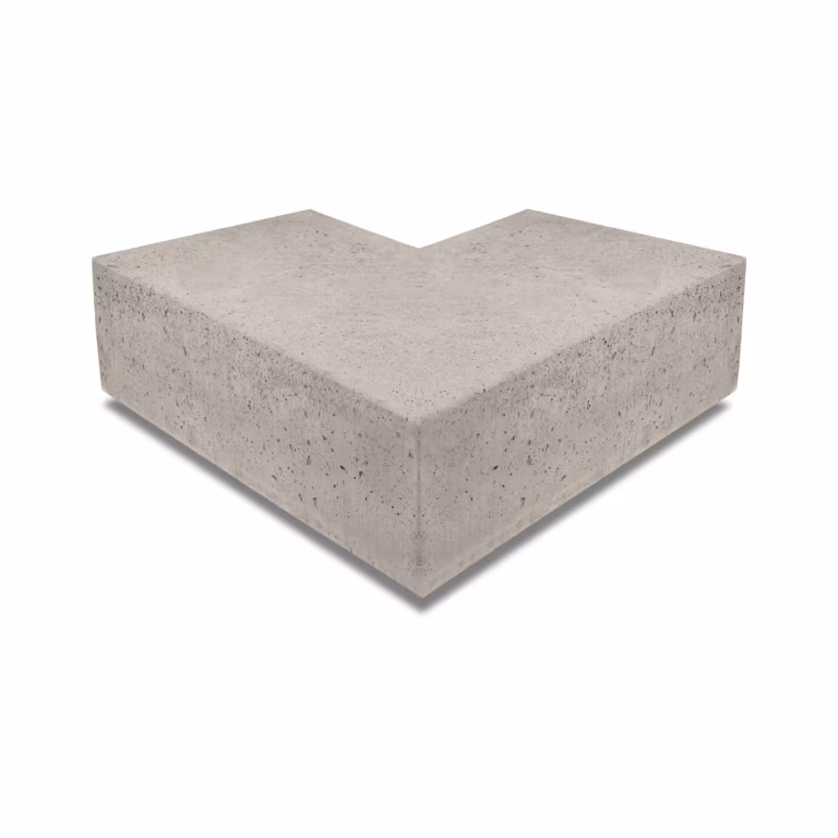 ArtiStone trap buitenhoek 40x20 Greige