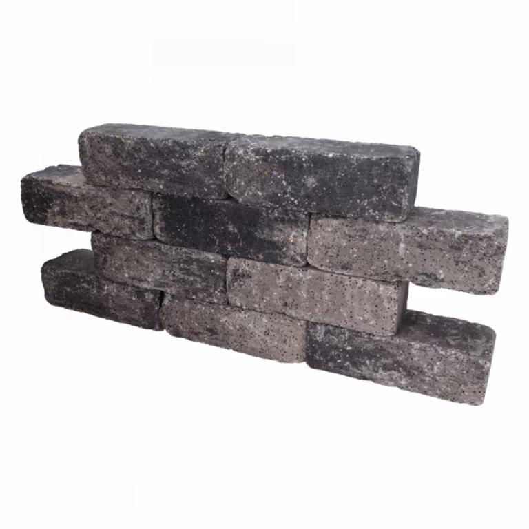 Catrock getrommeld 31x11,5x10 cm Grijs_Zwart