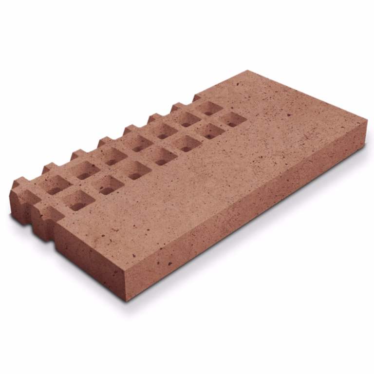 Deer B6 Brutal Border Corner R Terracotta