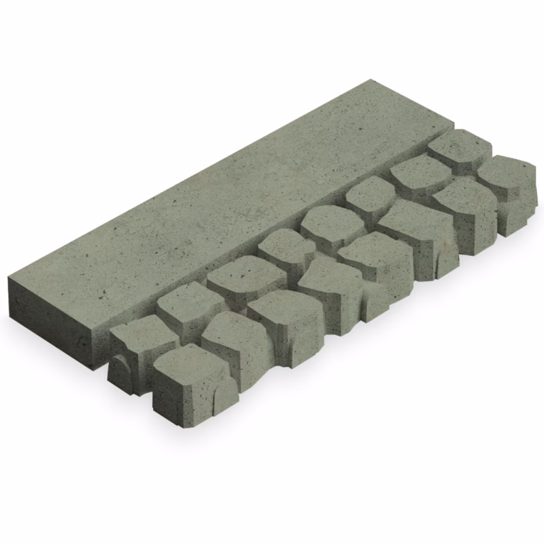 Deer C2 Cobbles Border Length Green