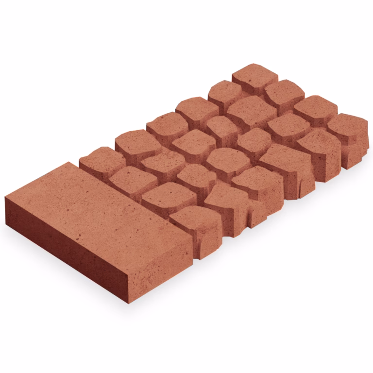 Deer C3 Cobbles Border Width Terracotta