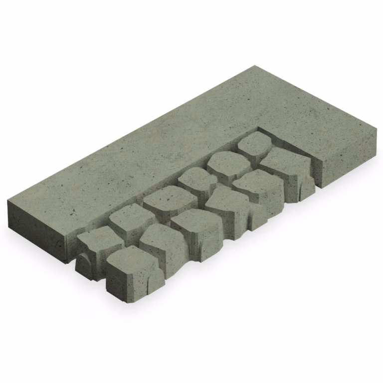 Deer C4 Cobbles Border Corner L Green