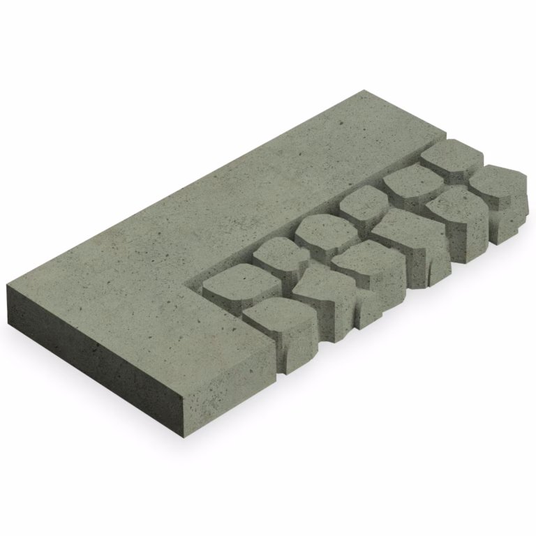 Deer C5 Cobbles Border Corner R Green