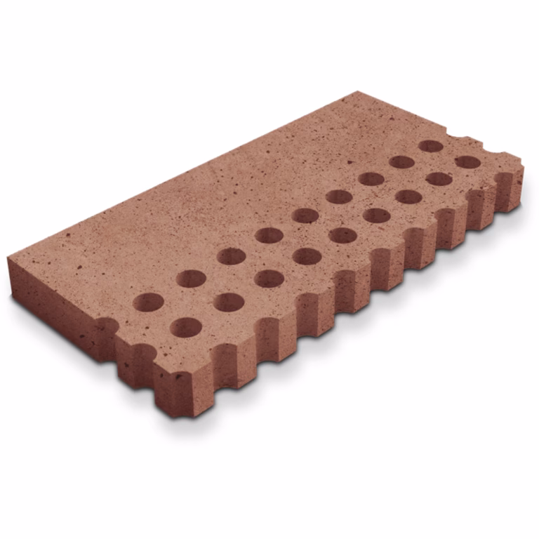 Deer H3 Halftone Border Length Terracotta