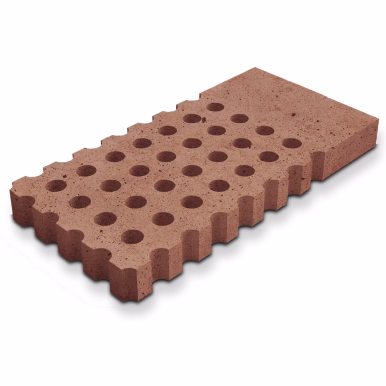 Deer H4 Halftone Border Width Terracotta
