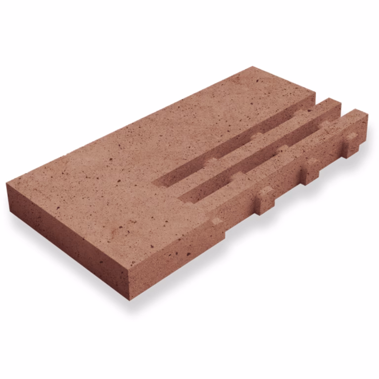 Deer S4 Straight Border Corner L Terracotta