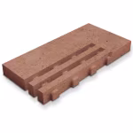 Deer S5 Straight Border Corner R Terracotta
