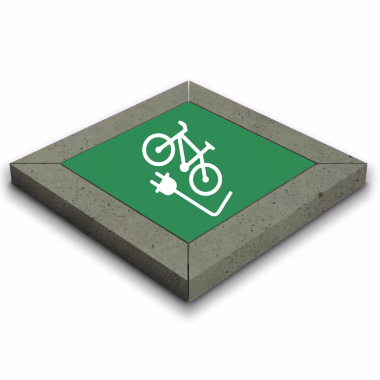 Deer Sign Frame - Electric Bike Green