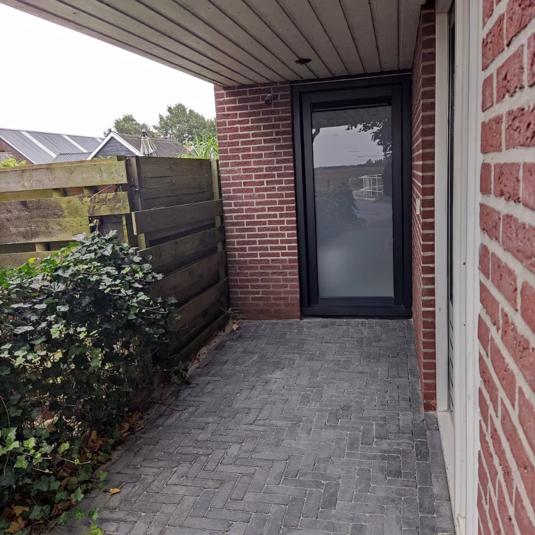 Stonique trommel dikformaat 6 cm Antraciet gebakken look