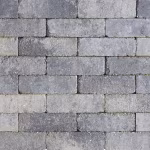 Stonique trommel dikformaat 6 cm Grijs/Zwart