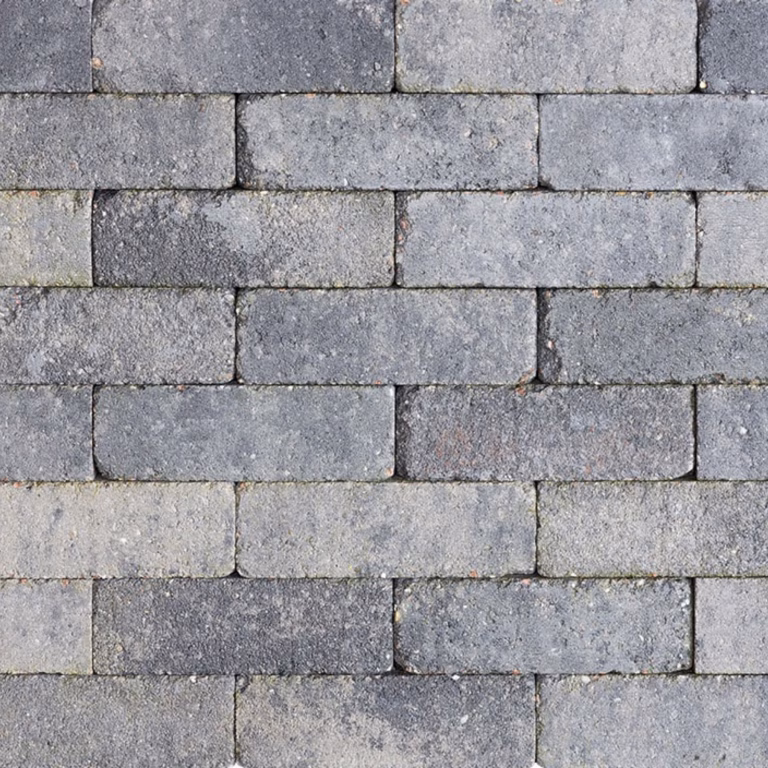 Stonique trommel dikformaat 6 cm Grijs_Zwart