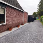 Stonique trommel dikformaat 8 cm Antraciet kijlstra