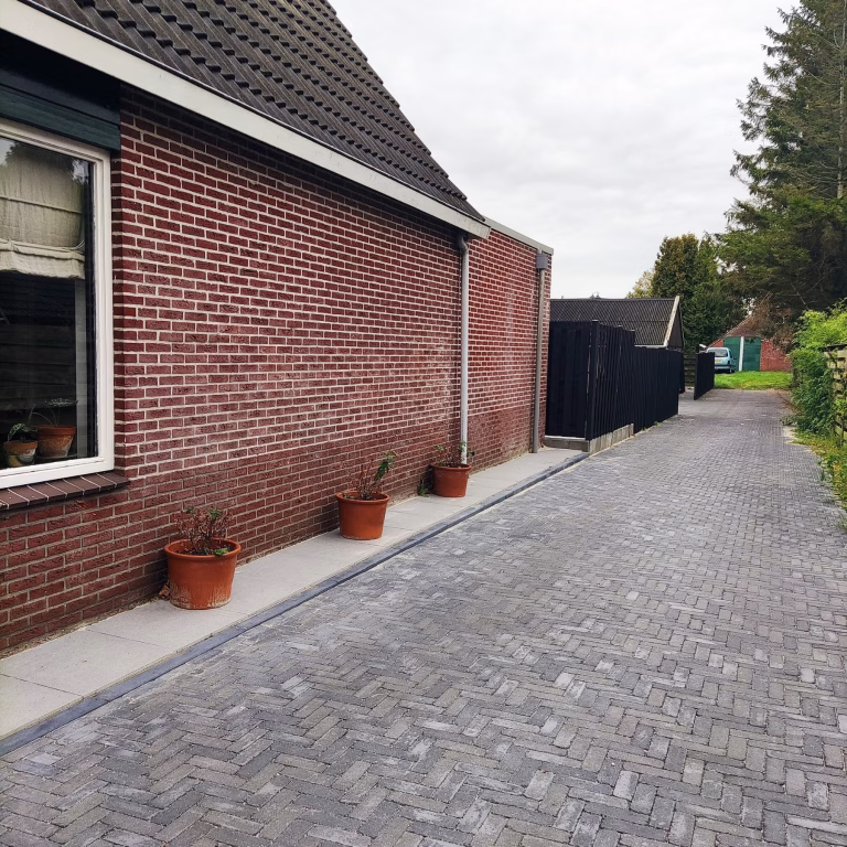 Stonique trommel dikformaat 8 cm Antraciet kijlstra