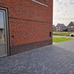 Stonique trommel waalformaat 7 cm Antraciet gebakken look