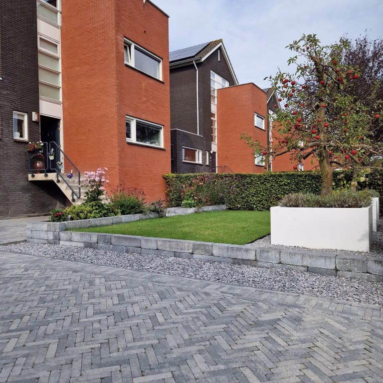Stonique trommel waalformaat 7 cm Grijs_Zwart gebakken look