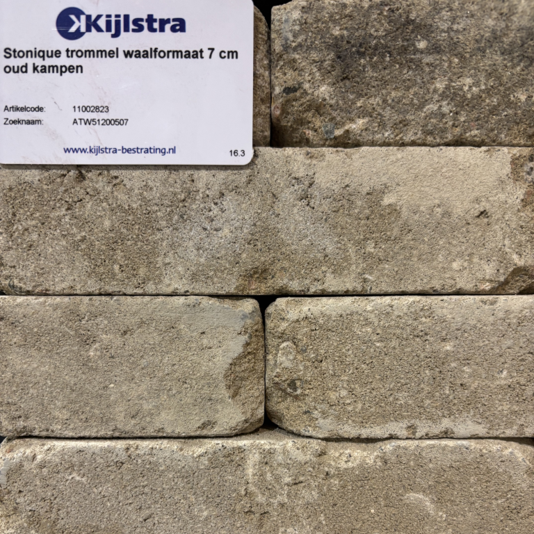 Stonique trommel waalformaat 7 cm Oud Kampen