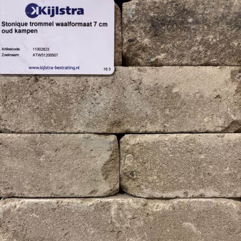 Stonique trommel waalformaat 7 cm Oud Kampen