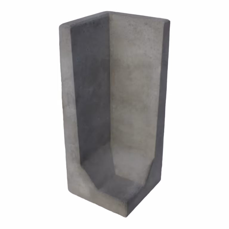 L-Hoekelement 100x40x40 cm Grijs