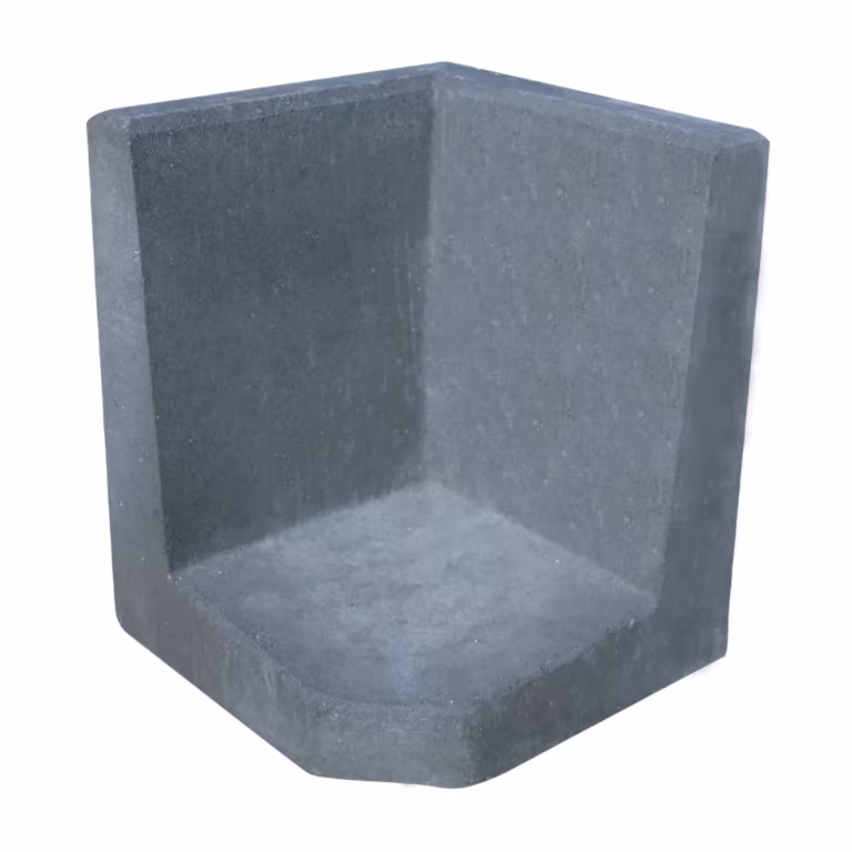 L-Hoekelement 50x40x40 cm Antraciet