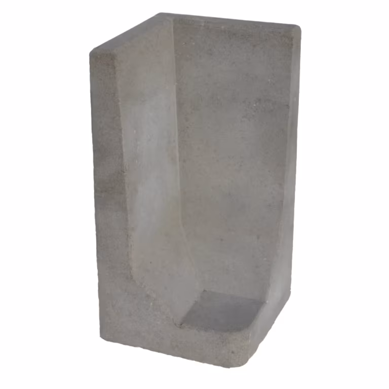 L-Hoekelement 80x40x40 cm Grijs