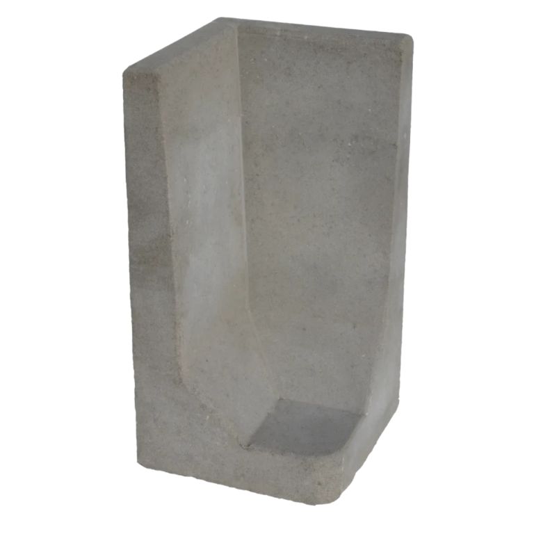 L-Hoekelement 80x40x40 cm Grijs