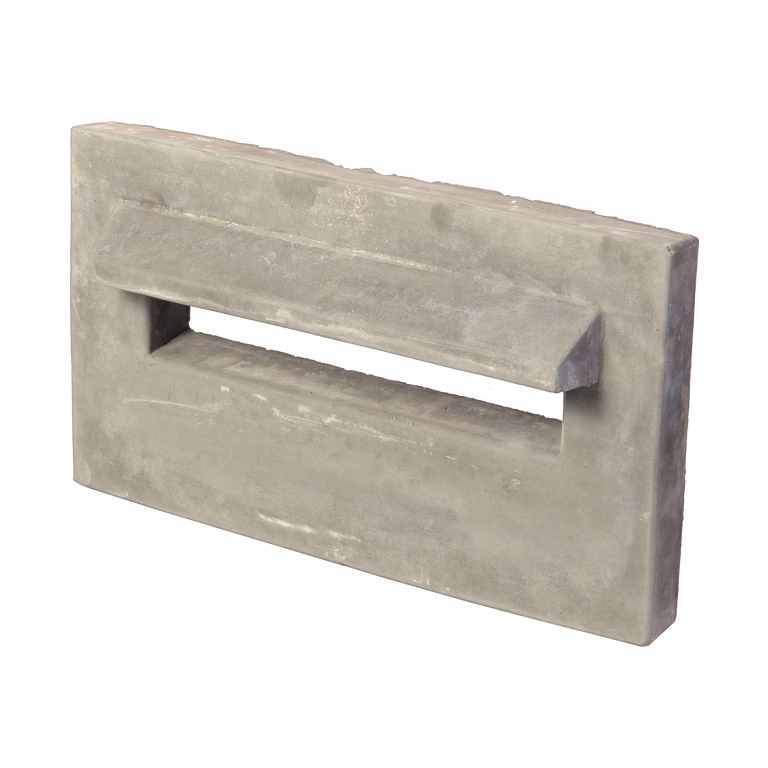 Dirksen Brievenbusplaat 24x43x4,5 Grijs
