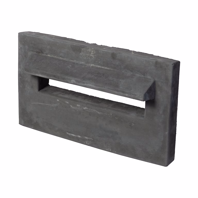 Dirksen Brievenbusplaat 24x43x4,5 Zwart