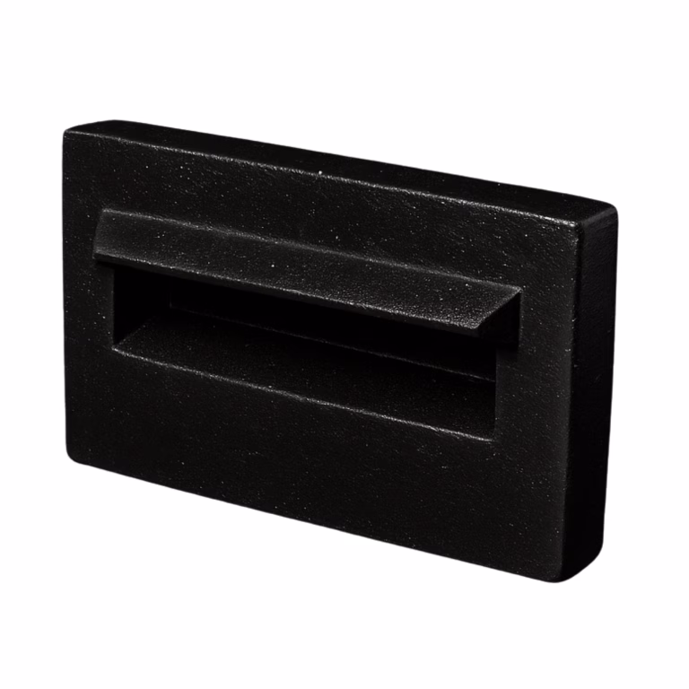 Dirksen Brievenbusplaat 24x43x4,5 Zwart Gecoat