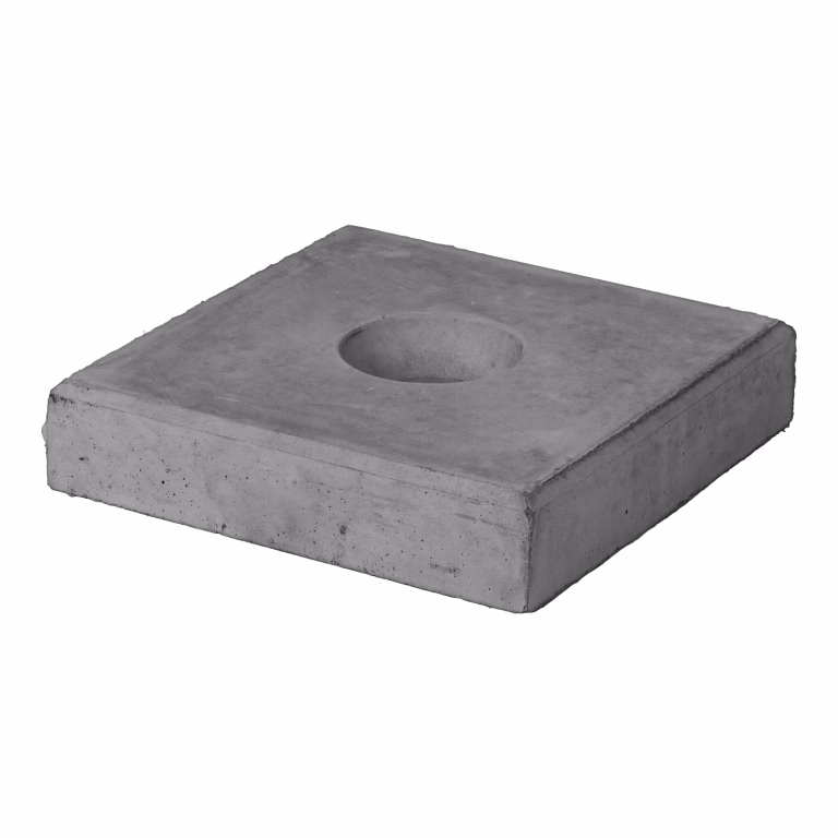 Dirksen Knikkertegel 30x30x6 Zwart