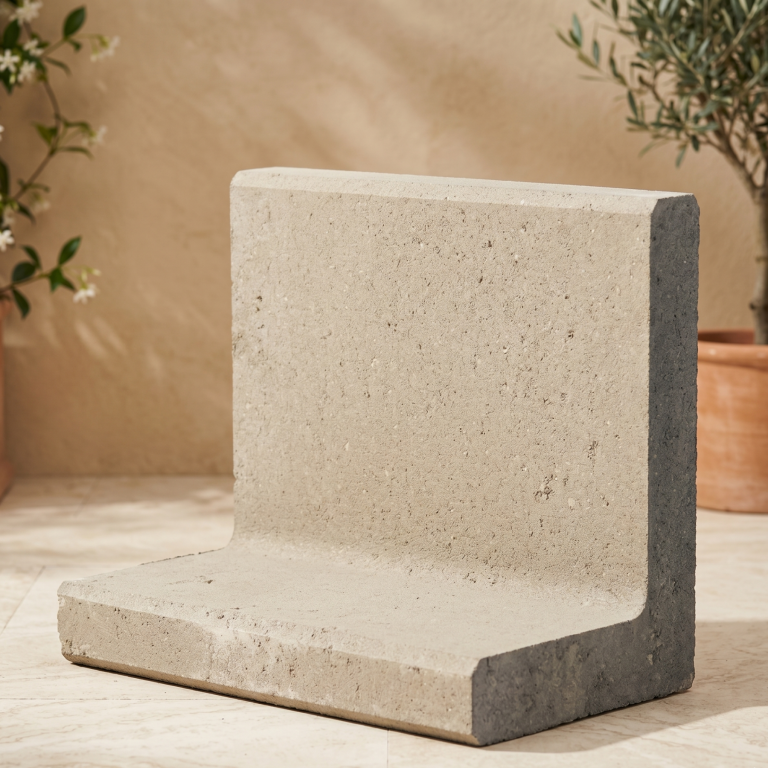 Dirksen L-element 50x50x100 Grijs