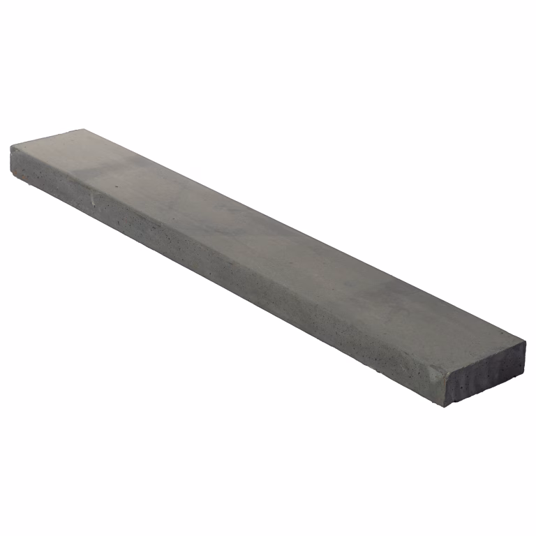 Dirksen Muurafdekband vlak Zwart Beton