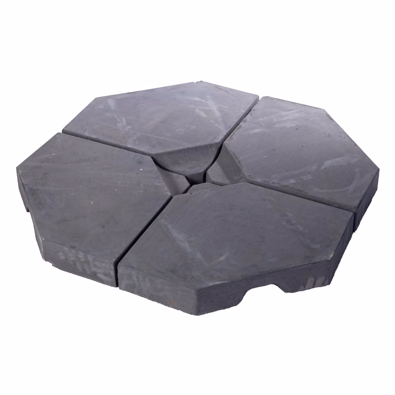 Dirksen Parasoltegel 45x45x8 Zwart