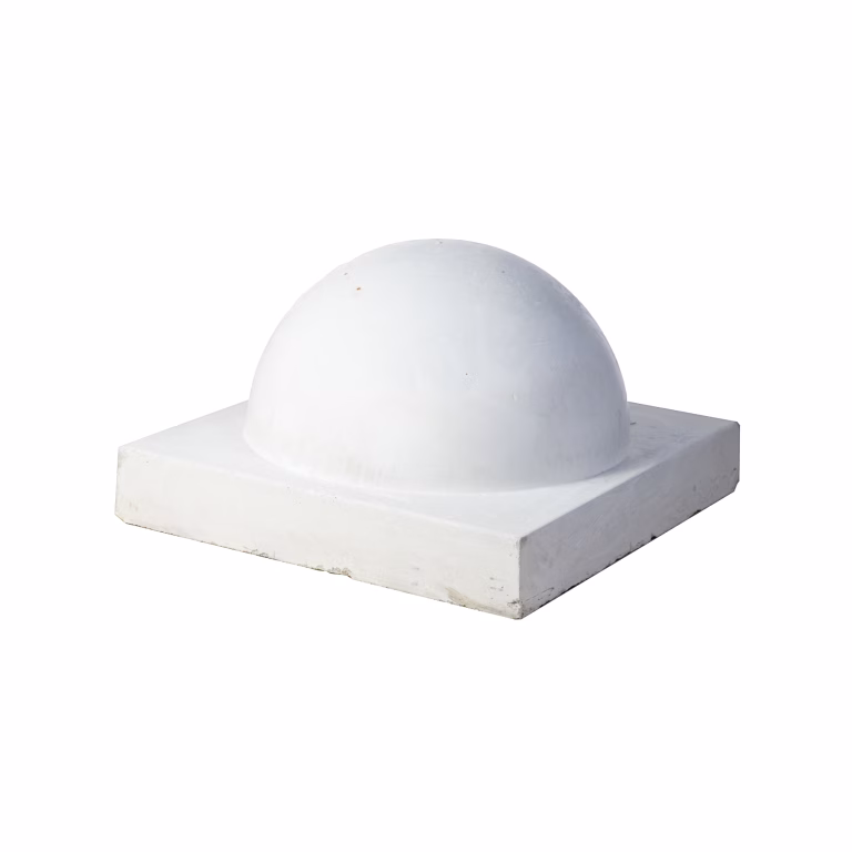 Dirksen Parkeerbol op voet klein 45x45x10 Wit