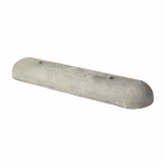 Dirksen Plakband 20x11x95 2x rond met montage gaten Grijs