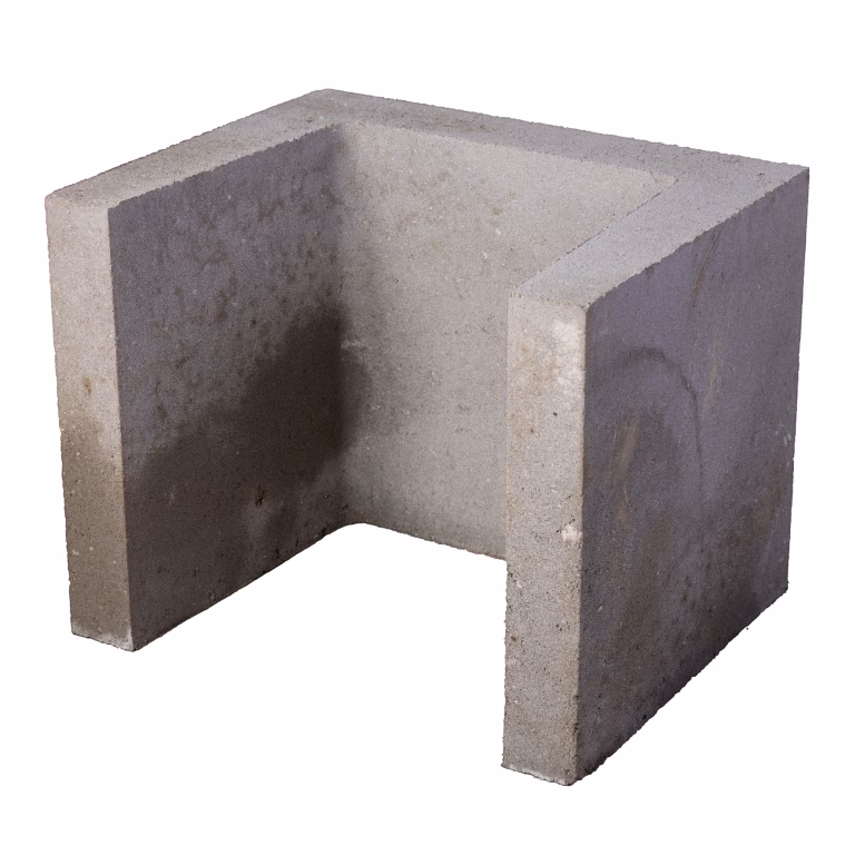 Dirksen U-element 40x40x50 Grijs