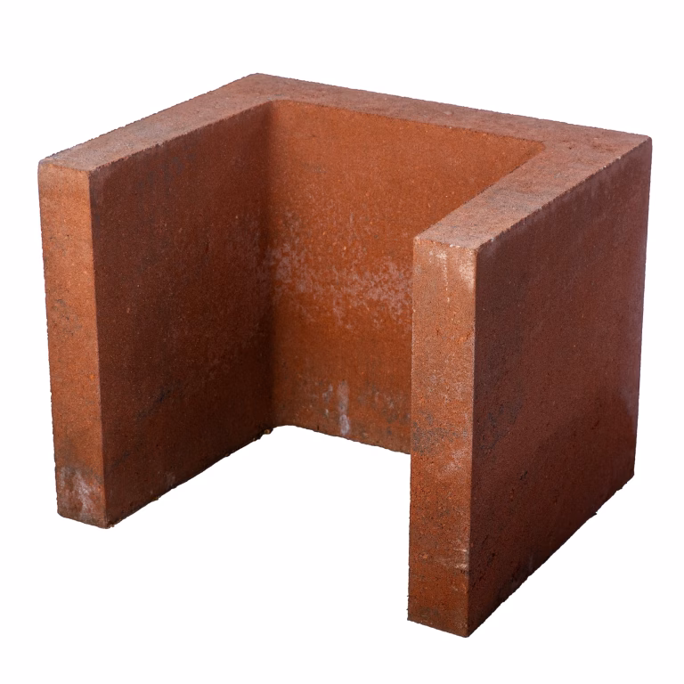 Dirksen U-element 40x40x50 Roestbruin