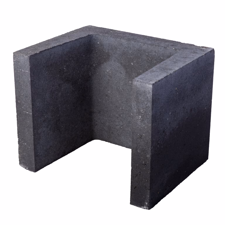 Dirksen U-element 40x40x50 Zwart