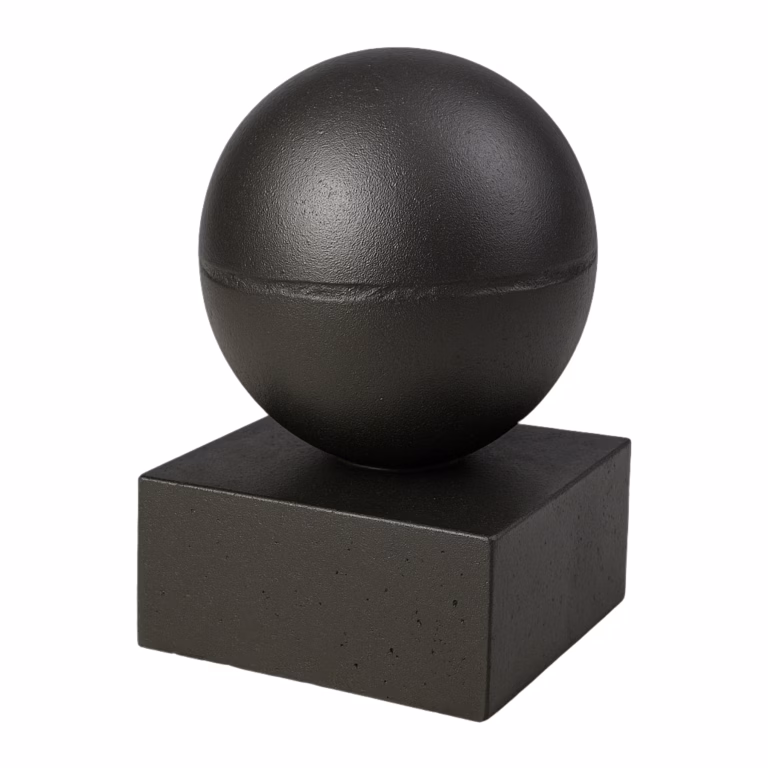Dirksen anti-inbraak element 50x50x20 Bol ⌀50 Zwart Gecoat