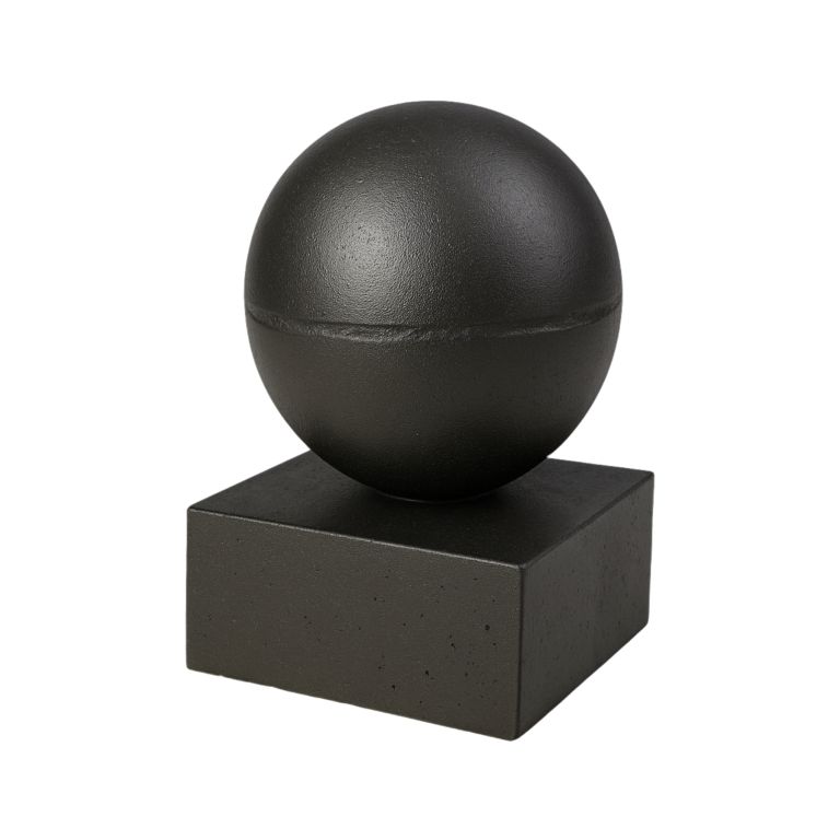Dirksen anti-inbraak element 40x40x20 Bol ⌀40 Zwart Gecoat