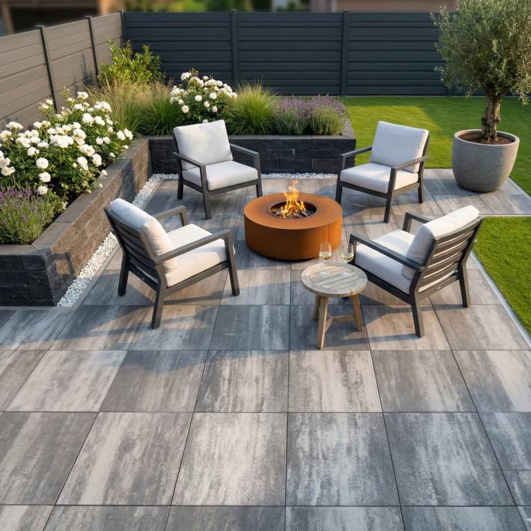 PRST60604GZ PromoStone 60x60x4 Grijs_Zwart