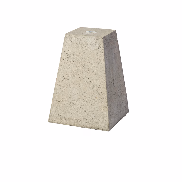 Dirksen Betonpoer 18/15x30/30x45 cm huls 1x M16 Grijs