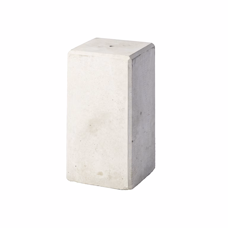 Dirksen Betonpoer 23x23x45 cm huls 1x M16 Grijs