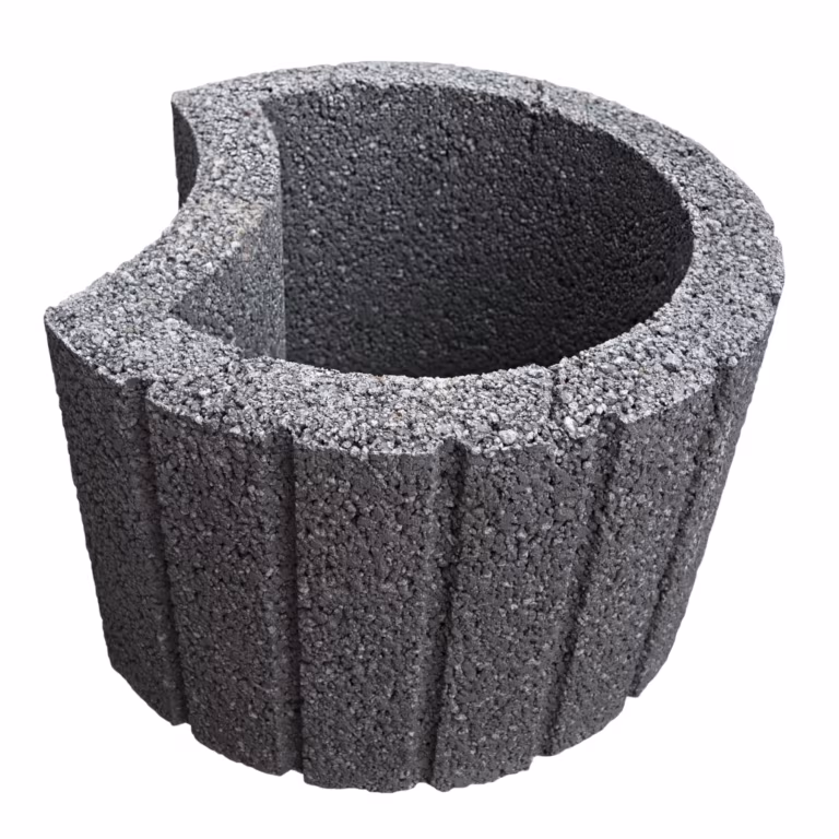 Cirkelflor Rond 48x38x30 cm Antraciet