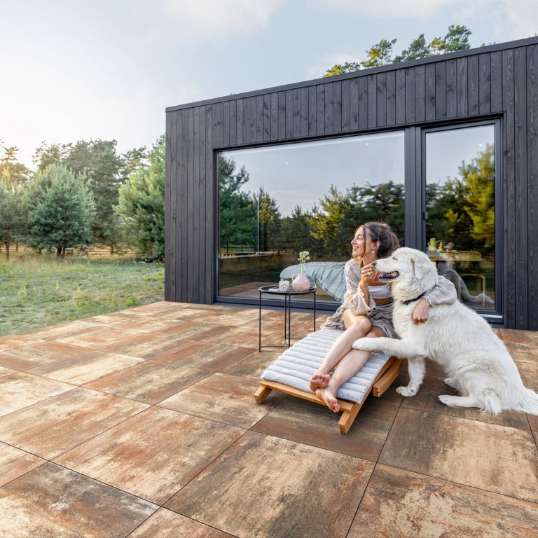 Demiton 60x60x5 cm Kilimanjaro Redsun tegel