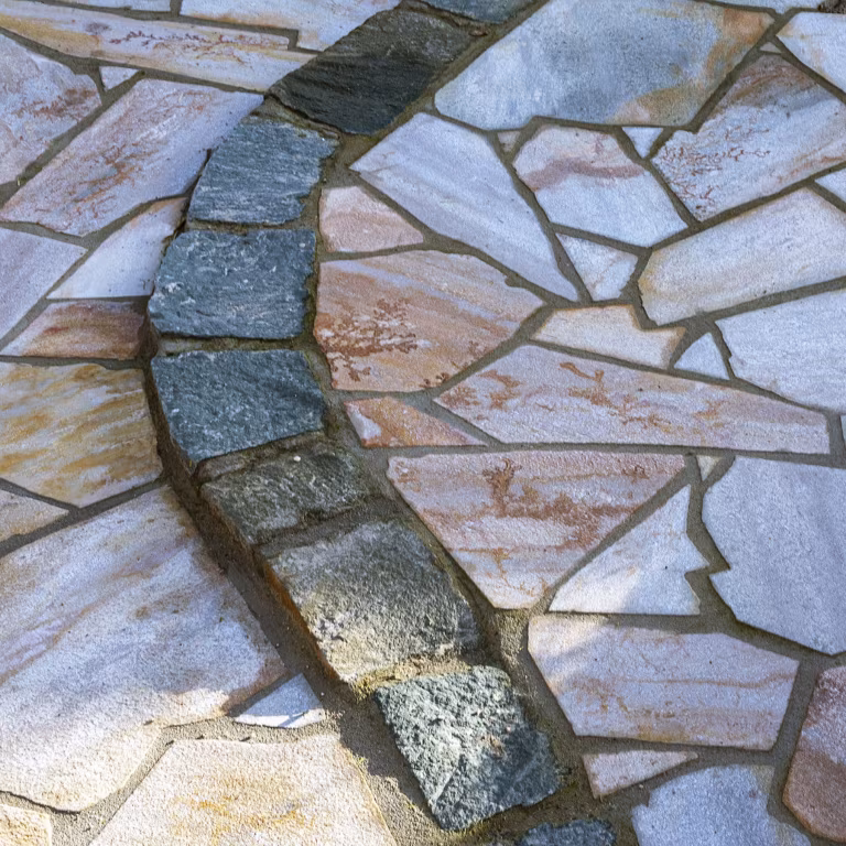 Flagstones Rio Sunrise extra 25-40 mm natuursteen Redsun