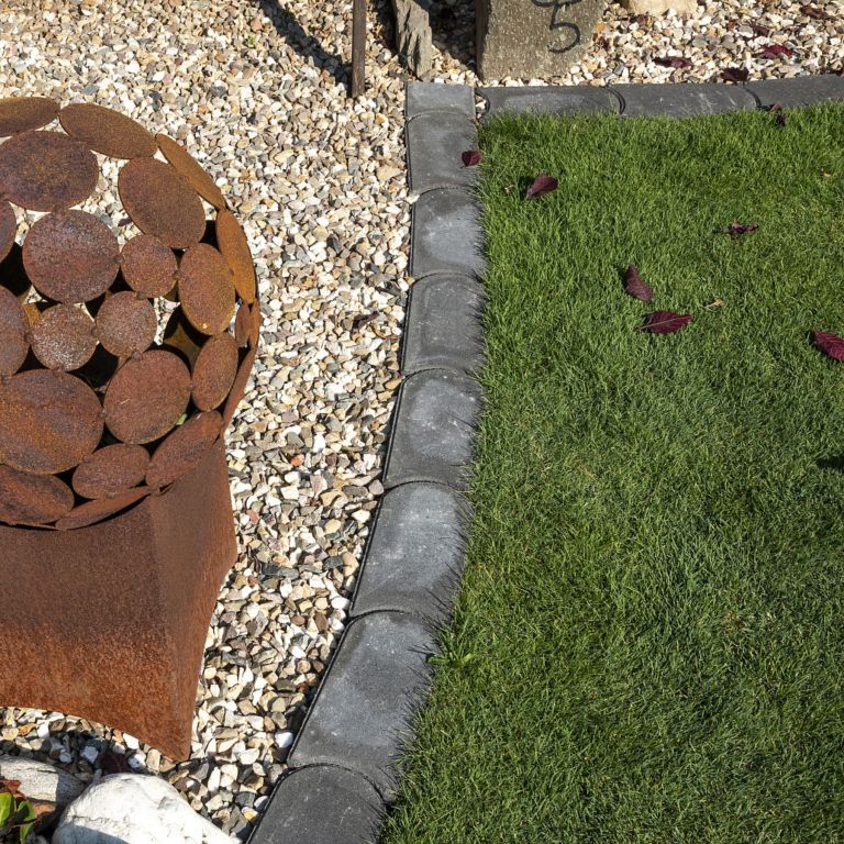 Graskantsteen 33x16x4,5 cm Antraciet Redsun begrenzing